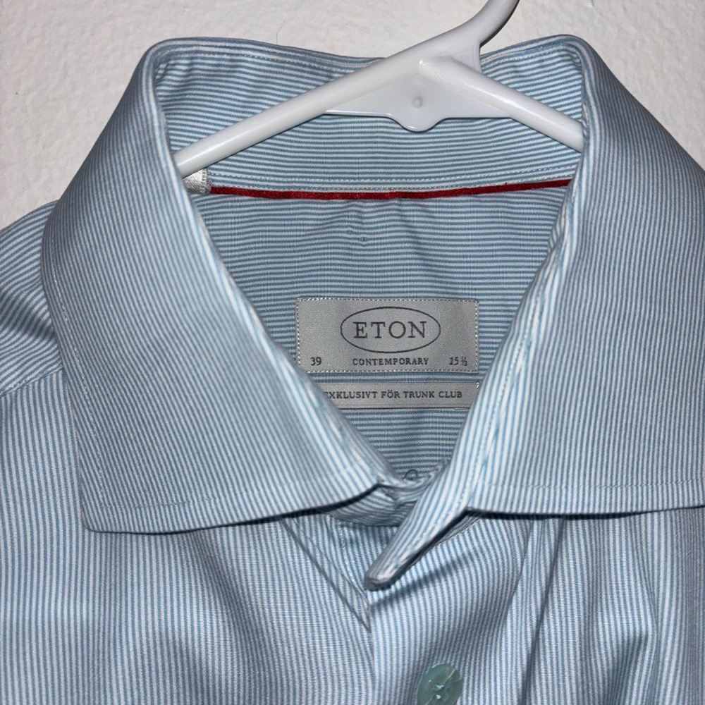 ETON Contemporary Shirt with Mixed Buttons 15.5/39 - Picture 3 of 4